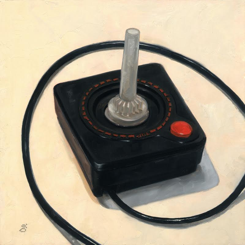 Illustration for article titled DualShock, Paint On Canvas, 2015